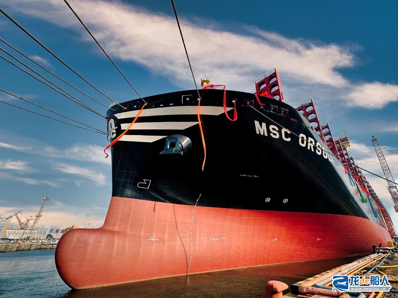 提前72天！大船集团交付16000TEU集装箱船6号船“MSC ORSOLA” 轮