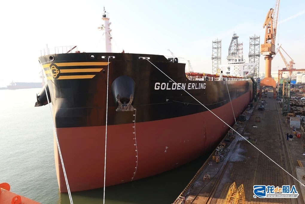 山船重工交付8.5万吨散货船25号船“GOLDEN ERLING”轮