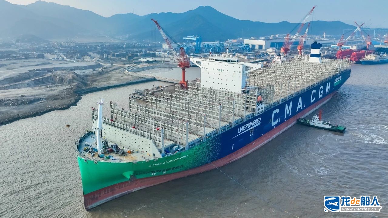 舟山中远海运重工完成超大型LNG双燃料动力集装箱船修理工程